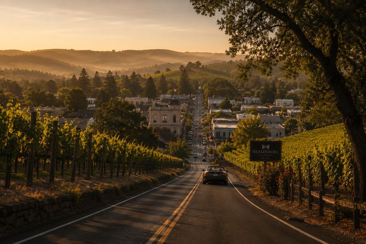 Santa Rosa Airport to Healdsburg