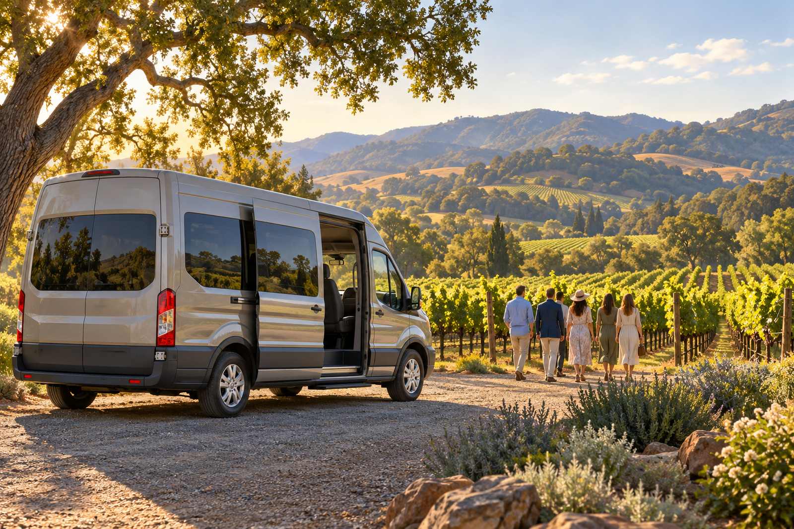 LocaleTerroir: a shuttle beside the vines