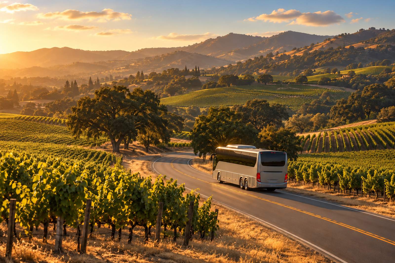 LocaleTerroir: a coach on a valley road