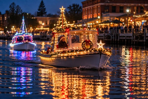 Petaluma Lighted Boat Parade