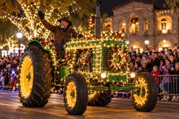 Sonoma Lighted Tractor Parade