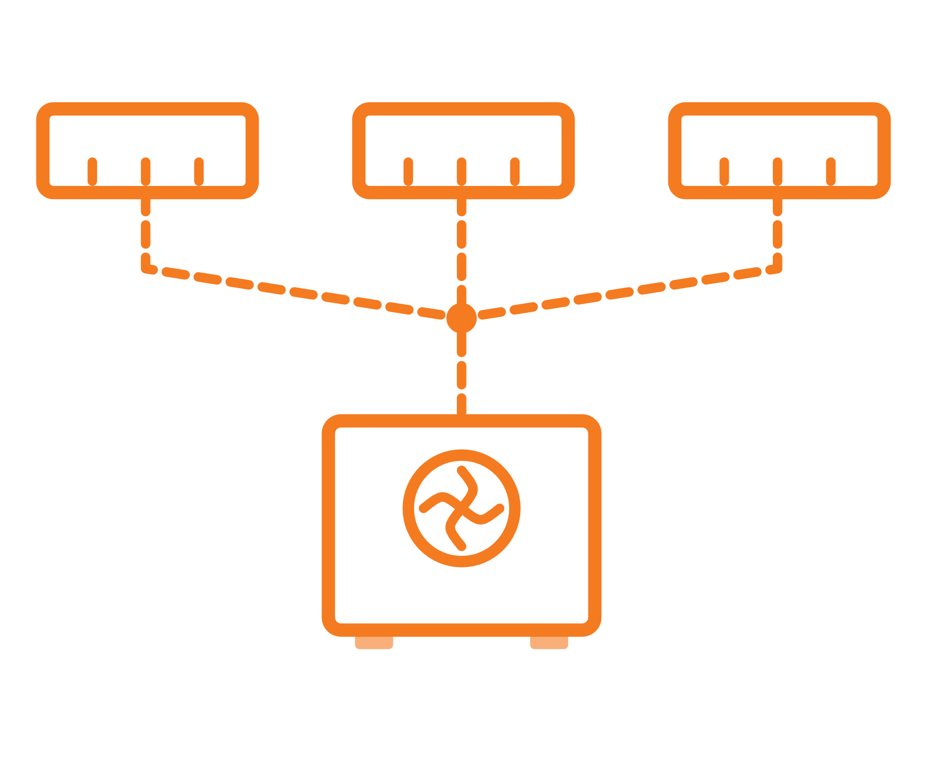 Multi-split system diagram