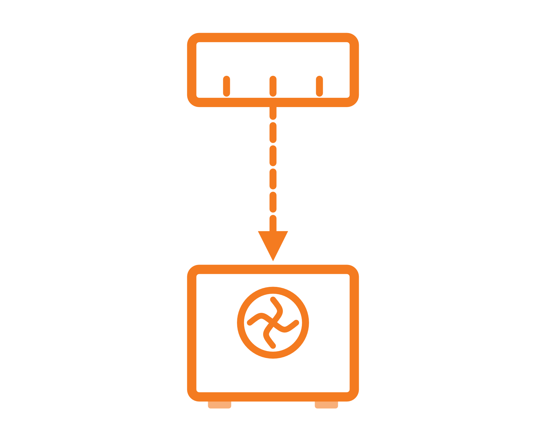 Medium pipe run 6-15 metres