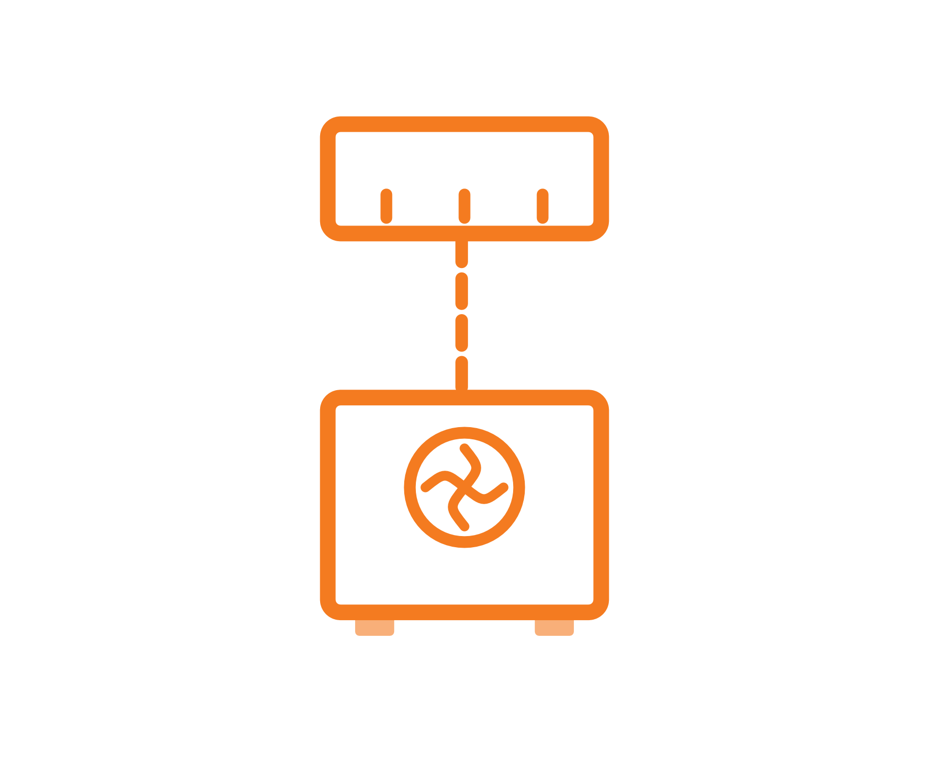 Single split system diagram