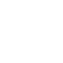 White silhouette of a double-headed axe angled diagonally on a black background.