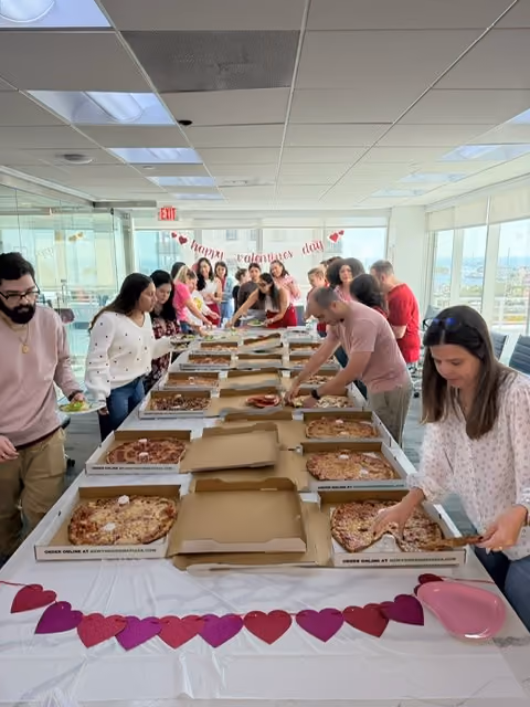 vday pizza party