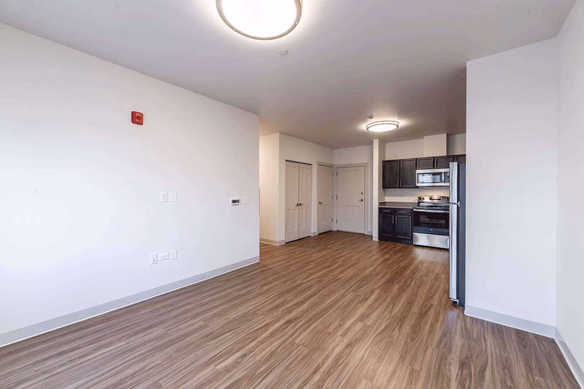 Interior of a Crescent Place apartment