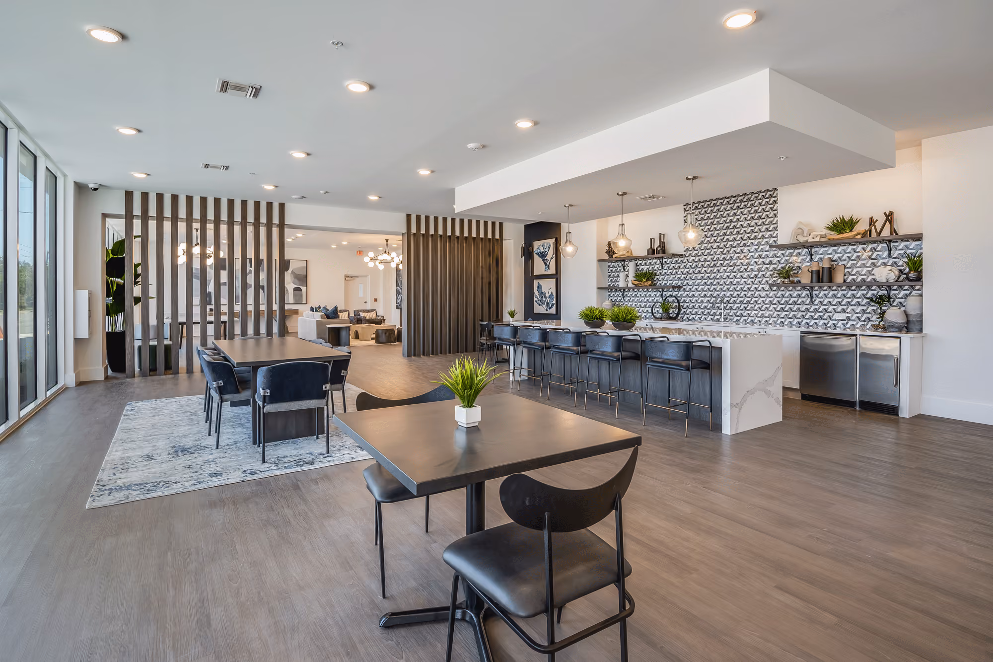 Interior of a Riverview6 apartment