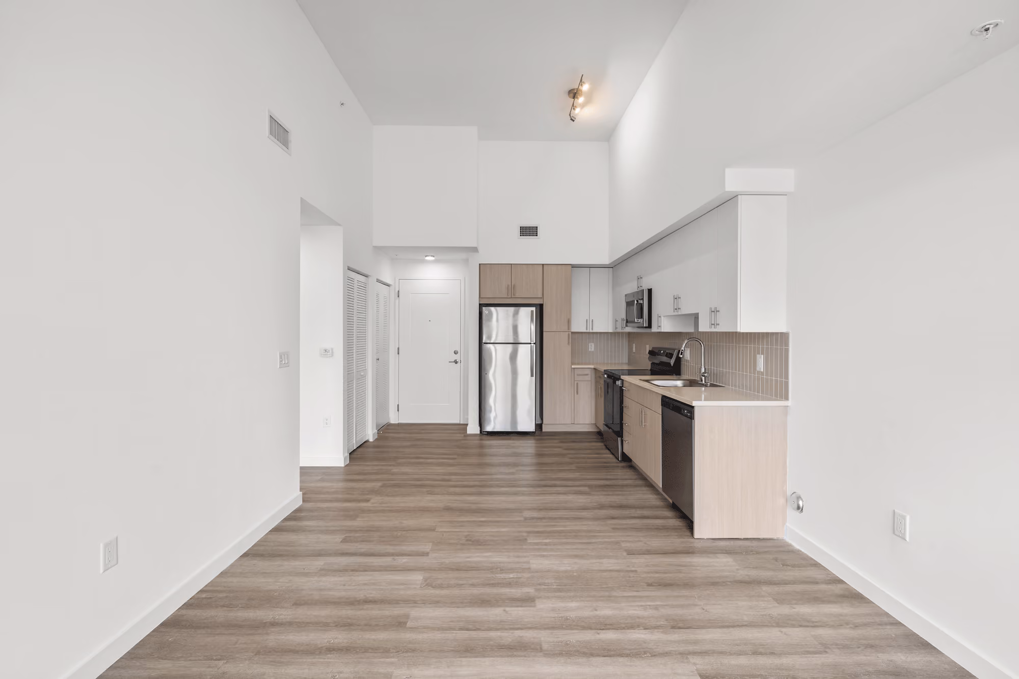 Interior of a University Station apartment