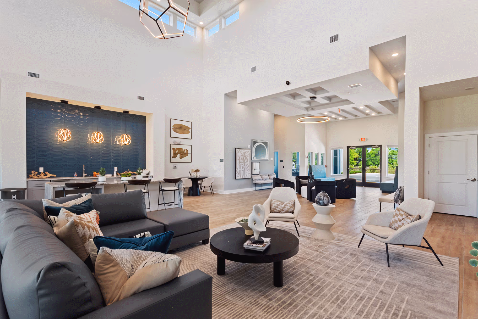 Interior clubhouse