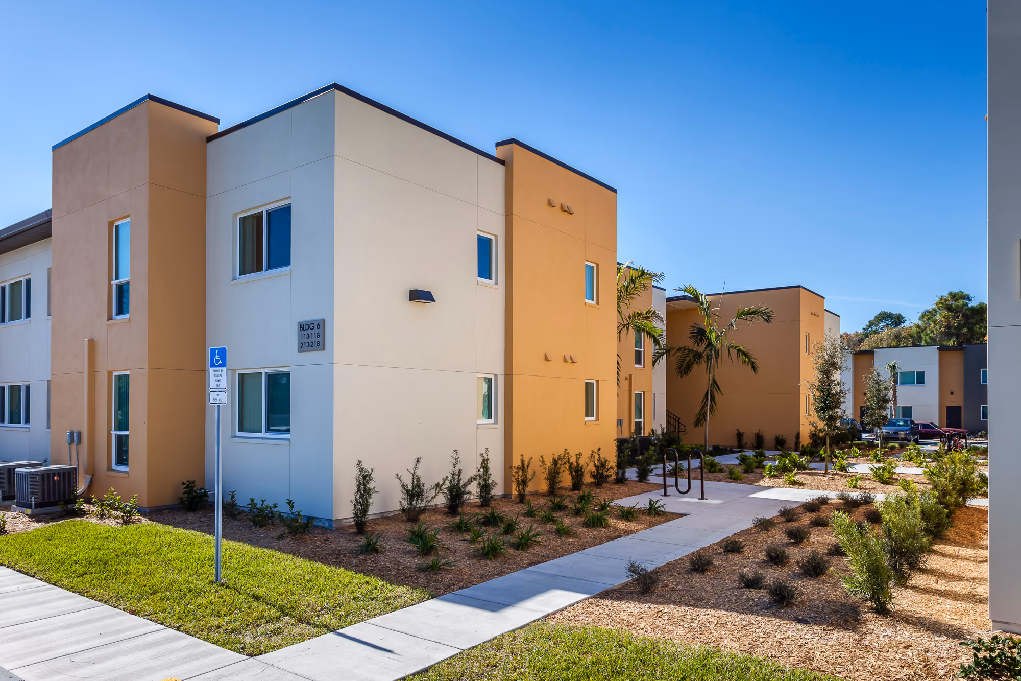 Interior of a Whispering Palms apartment