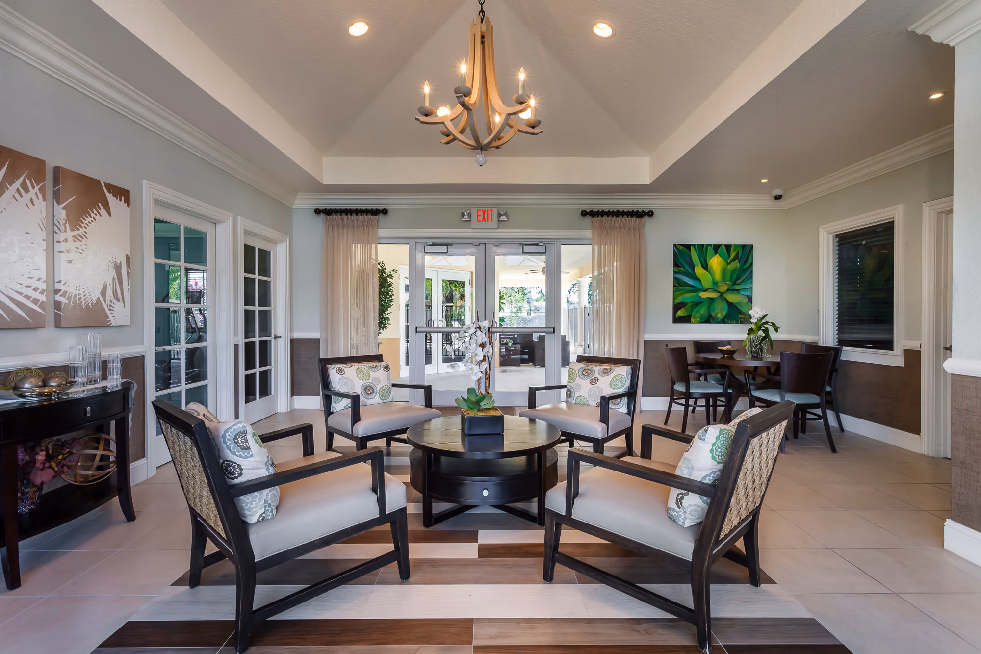Interior of a Veranda Senior Apartments apartment