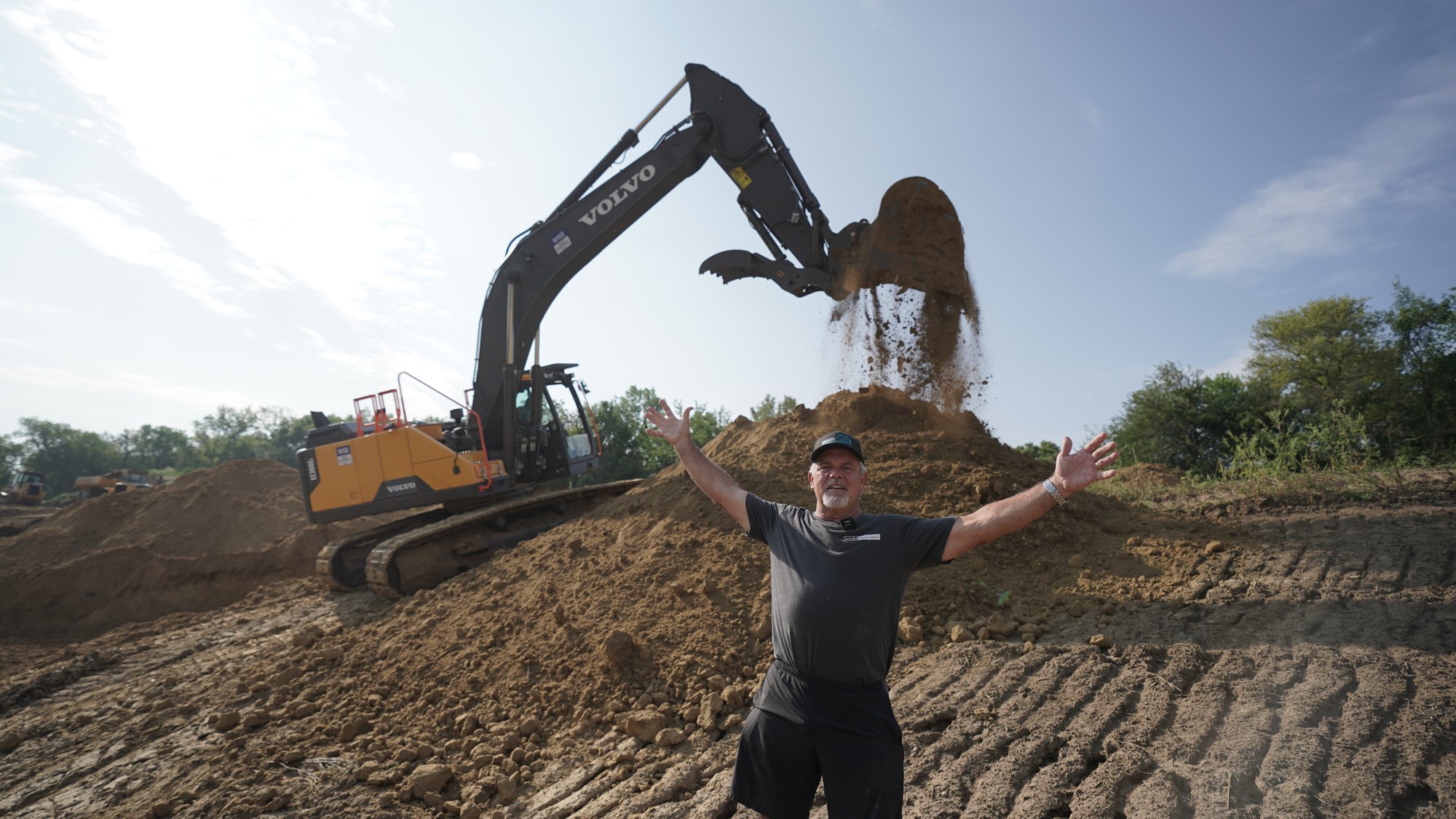 Excavation crew on site