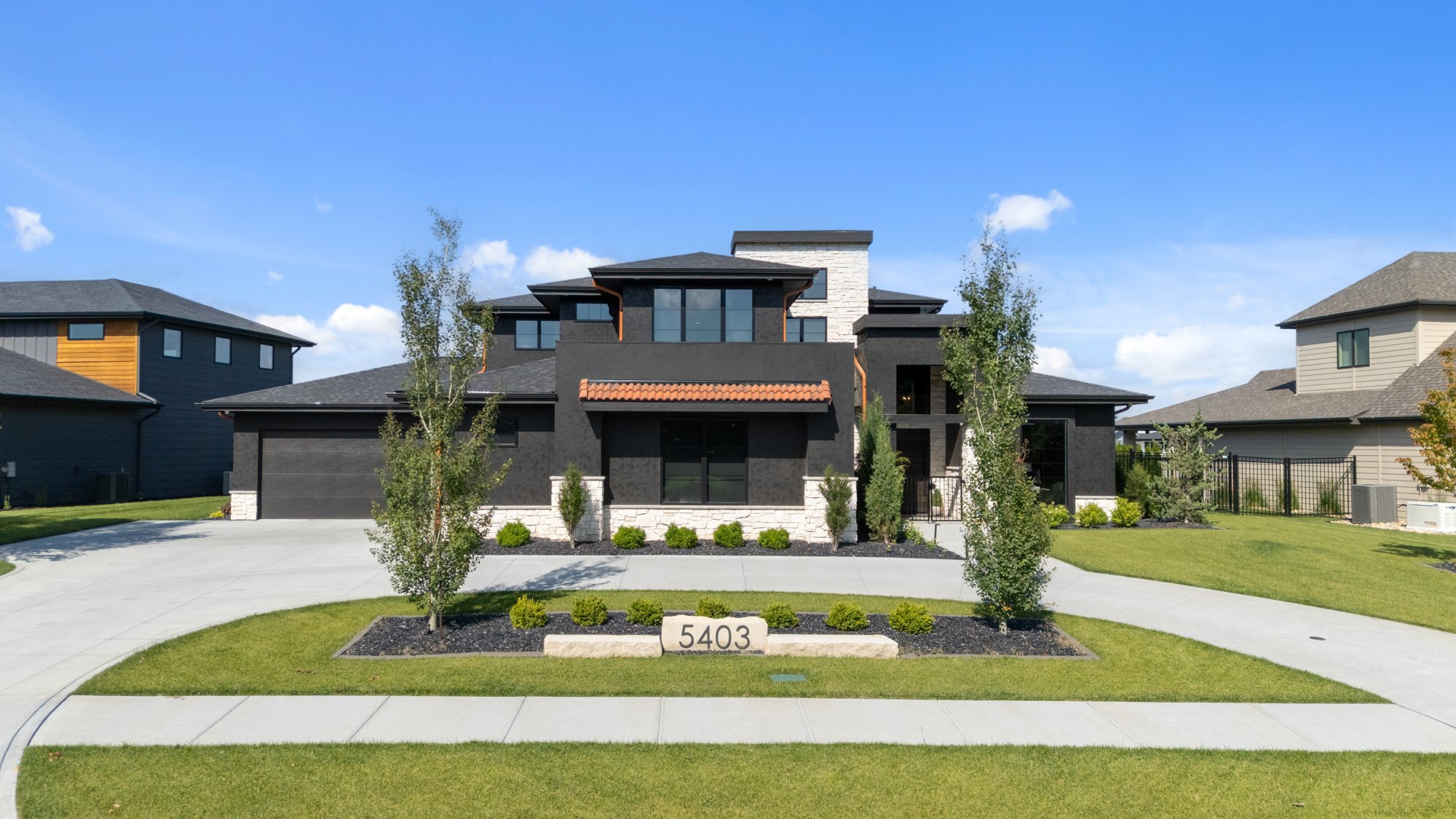 Modern home exterior at 5403 N 292nd St