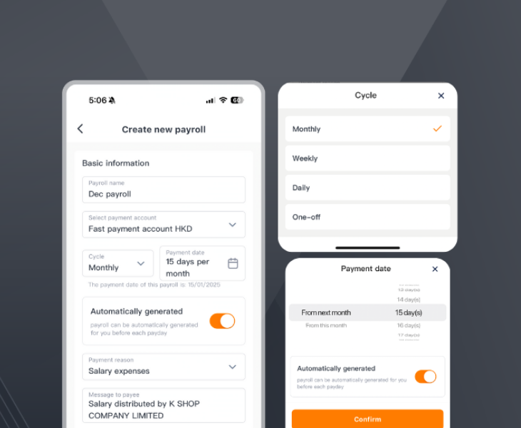 how to create new payroll