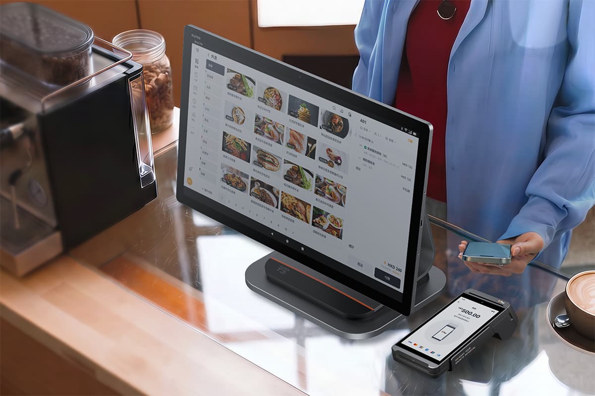 POS system at a shop