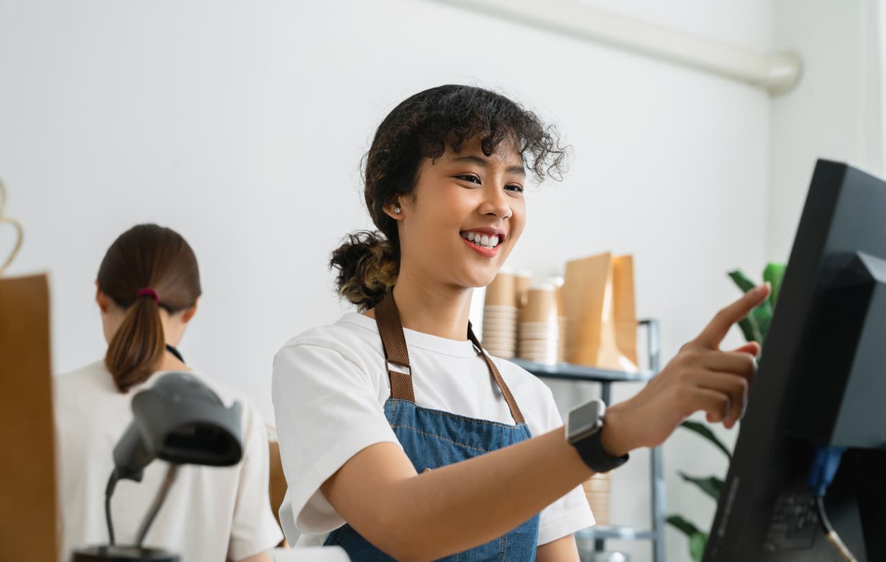 ordering on POS system
