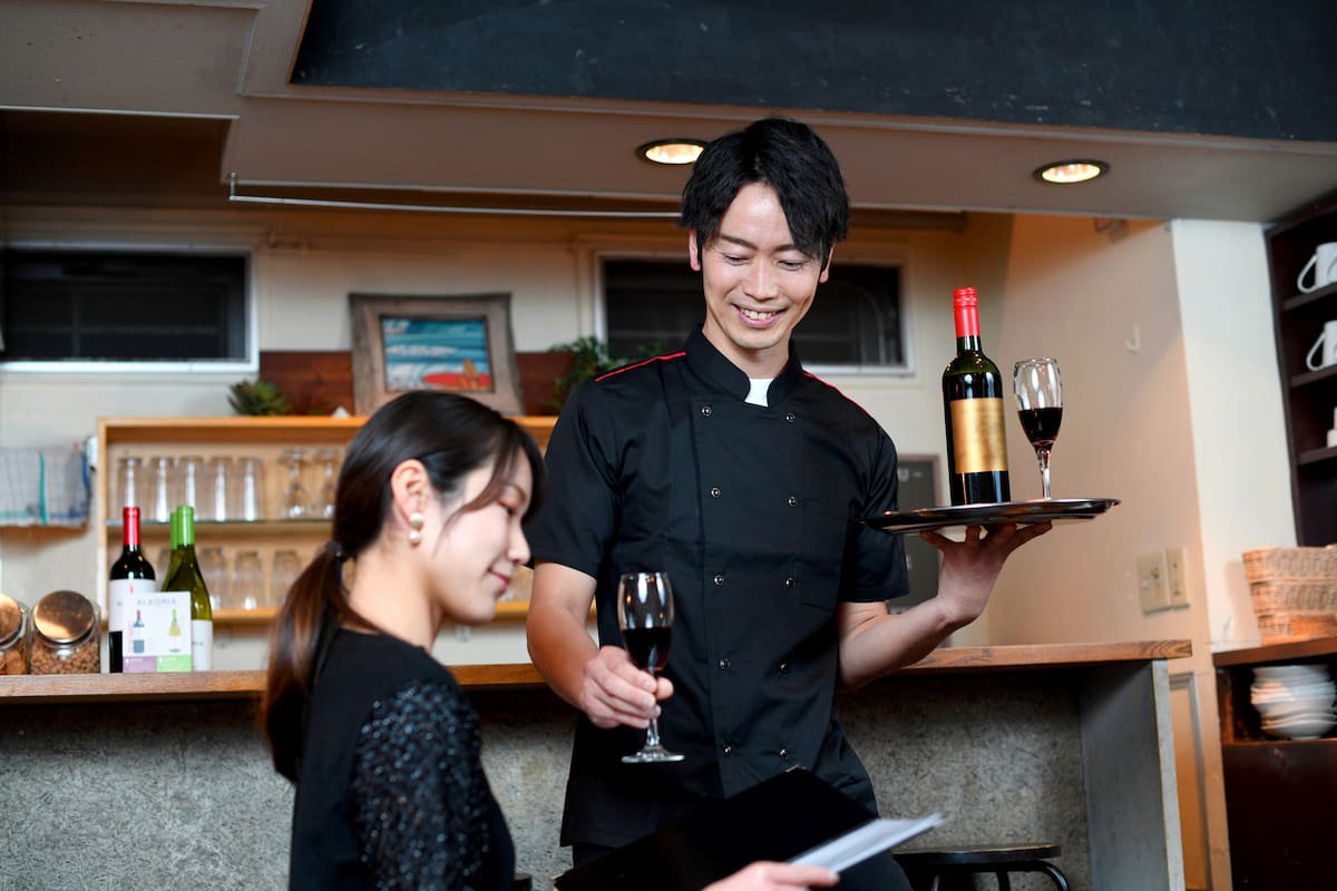 explaining corkage fees to customer