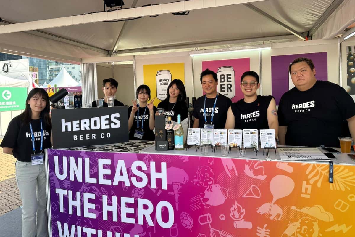 hEROS Beer Co. at an event
