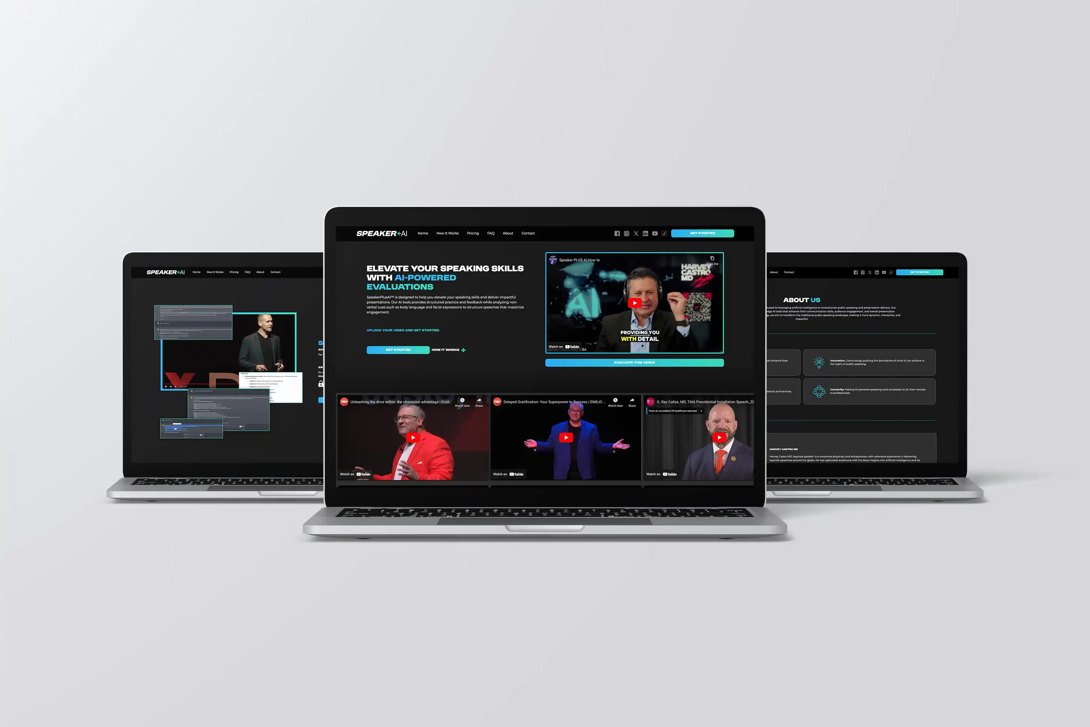 SpeakerPlusAI Website Landing Page by Jesse Millard