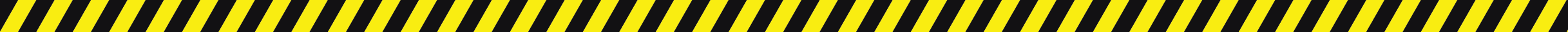 Yellow and black diagonal hazard stripes alternating across the image.