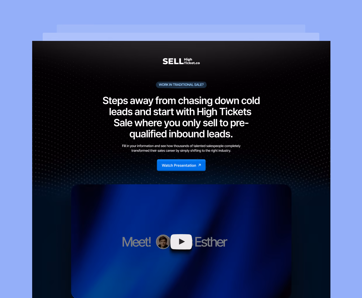 SellHighTicket Website Revamp
