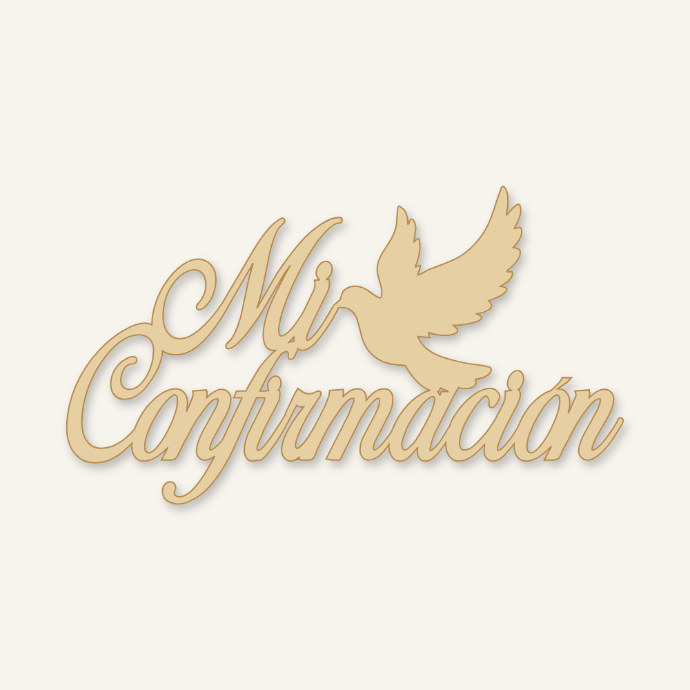 Mi Confirmacion Wood Sign