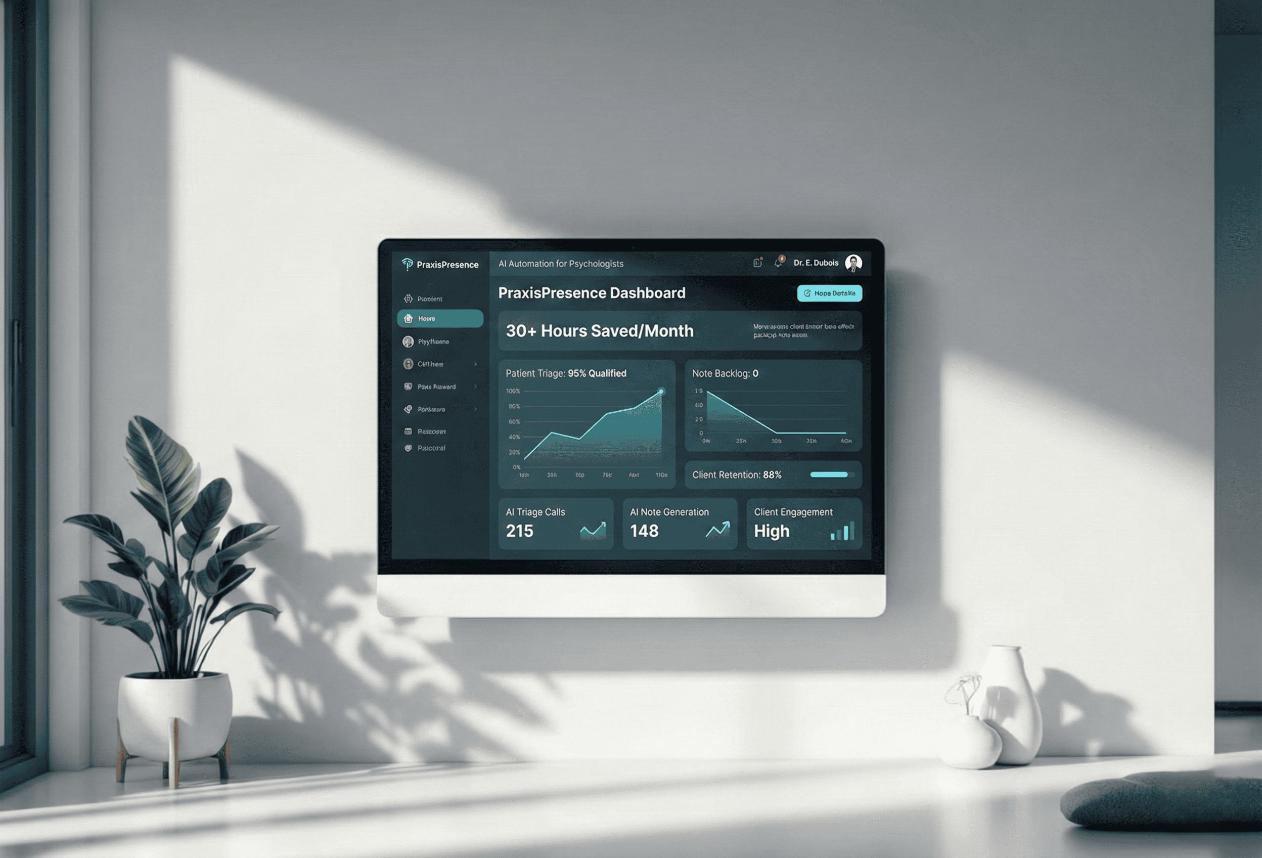 [interface] screenshot of an aidriven healthcare application