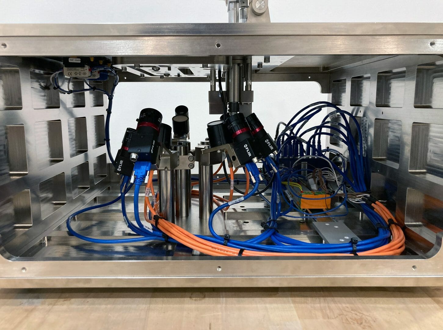 Image of vision quality inspection for VR sensor manufacturing