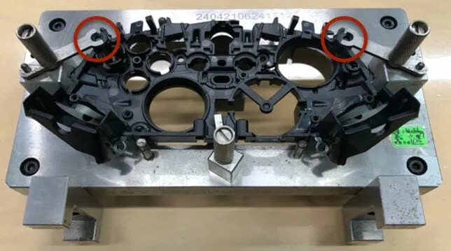 GD&T Datum A Fixture Clamp Cutaway Bosses