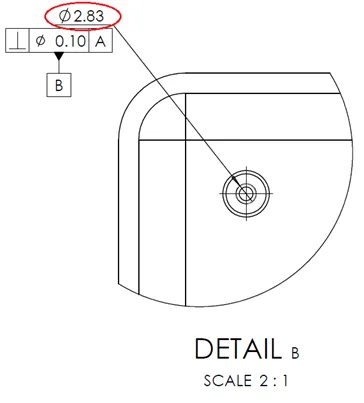 GD&T Datum C Diameter
