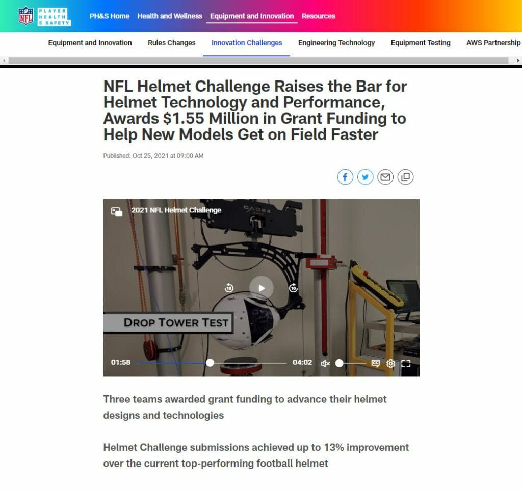 NFL Helmet Challenge
