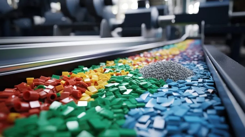 Image showing post-consumer recycled material sorting