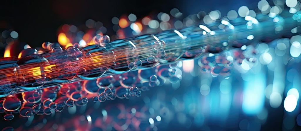 Image showing air bubbles within dispense beads for precision engineering of microliter dispense solutions
