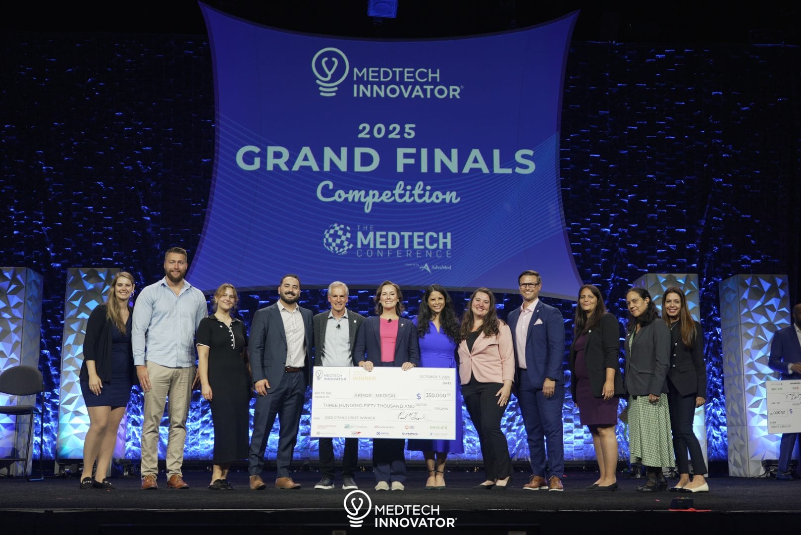 MedTech Innovator Grand Prize Armor Medical at MTC 2025