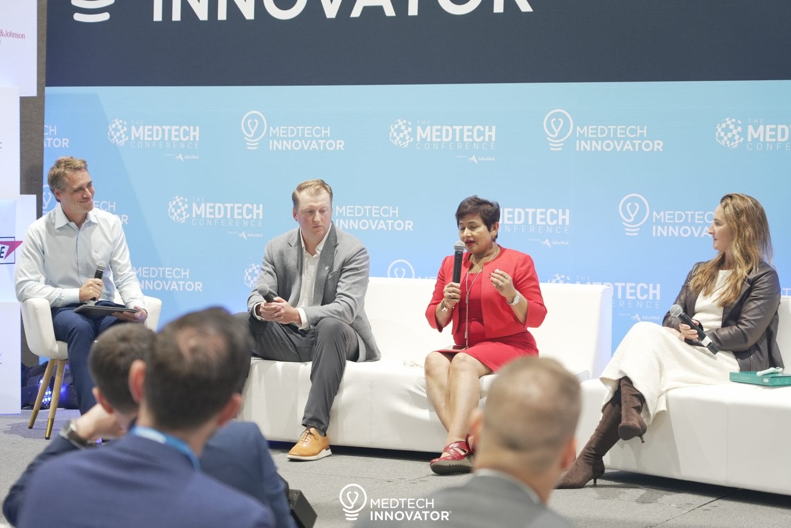 Ben Luts moderates the MedTech Innovator panel for Lab Diagnostics