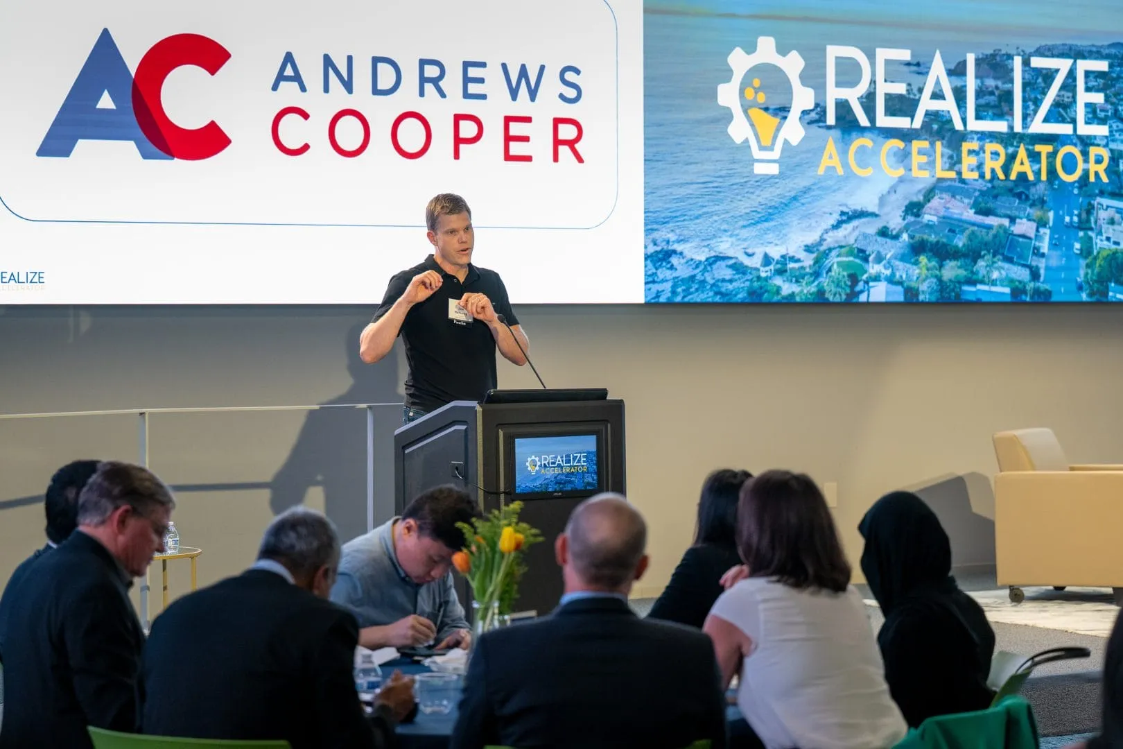 Co-CEO Joe Harsany speaks at ULP's 2025 REALIZE Demo Day - an accelerator supporting MedTech startups.