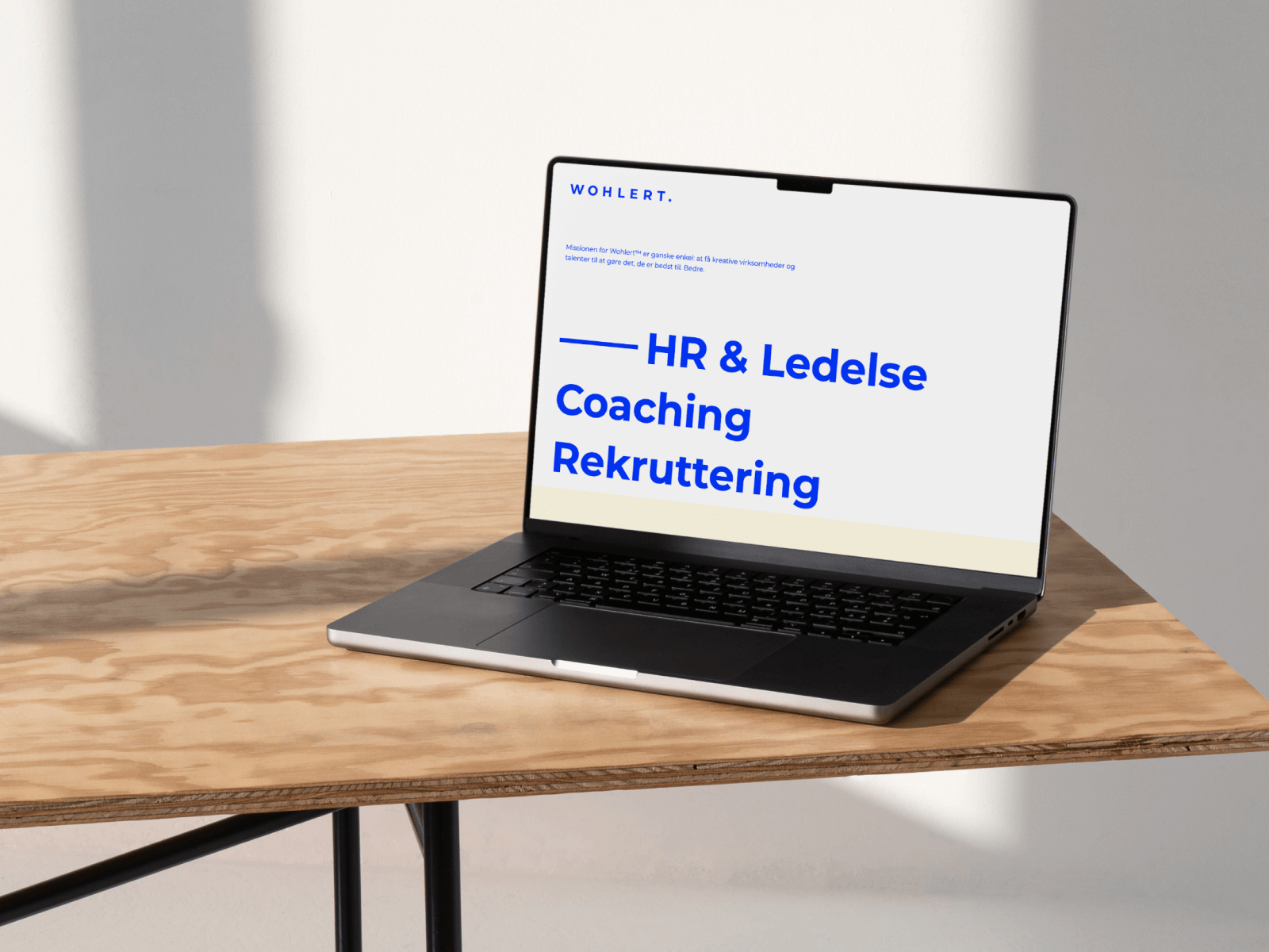 Wohlert — website and digital design