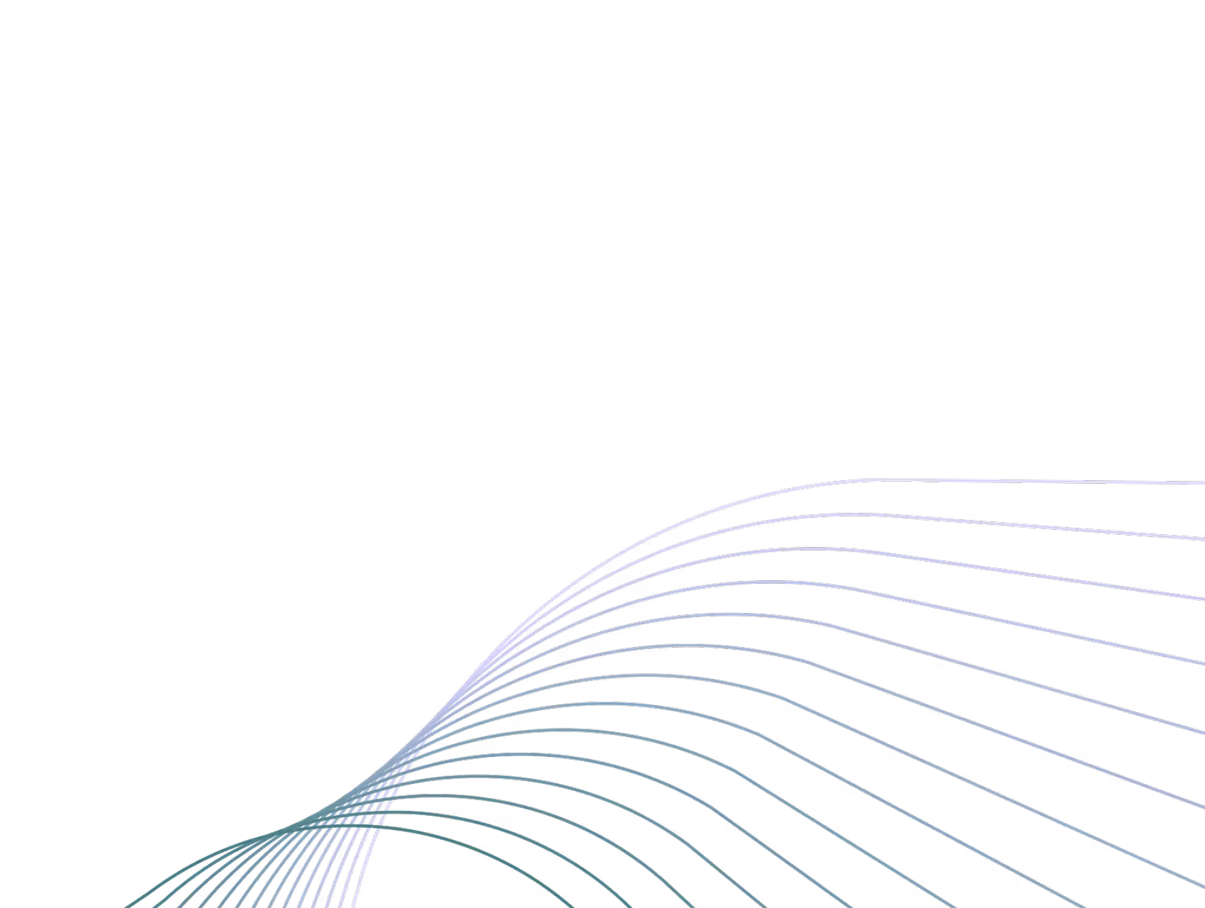 Curved, layered lines in shades of blue and purple on a black background, resembling flowing ribbons or waves.