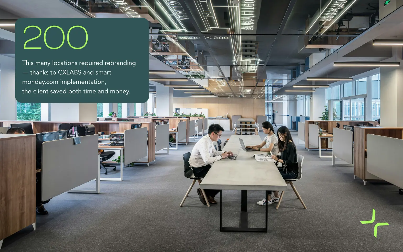 Through its PMO services, CXLABS supported an international chemical company in rebranding 200 locations worldwide.