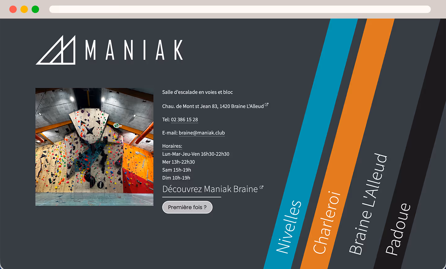 Maniak - page de Braine