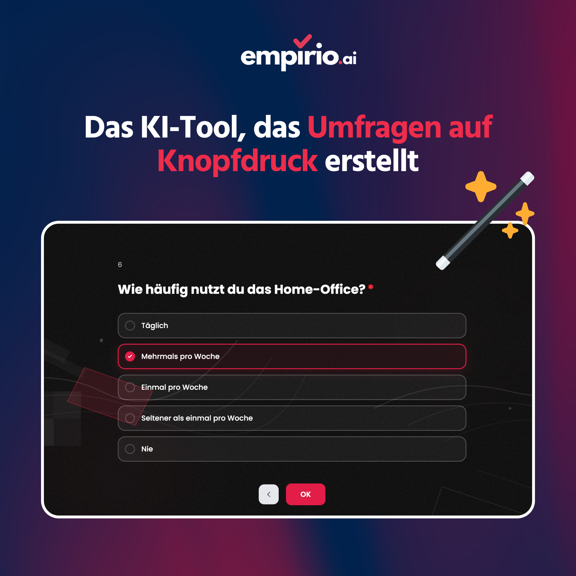 Umfrage erstellen - so einfach geht das mit empirio.ai