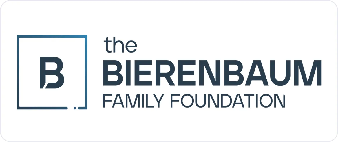 The Bierenbaum Family Foundation logo with stylized letter B inside a square outline.