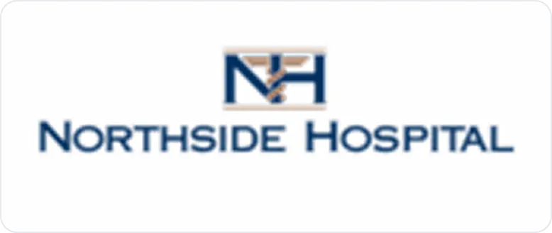 Northside Hospital logo with stylized NH letters above the hospital name in blue.