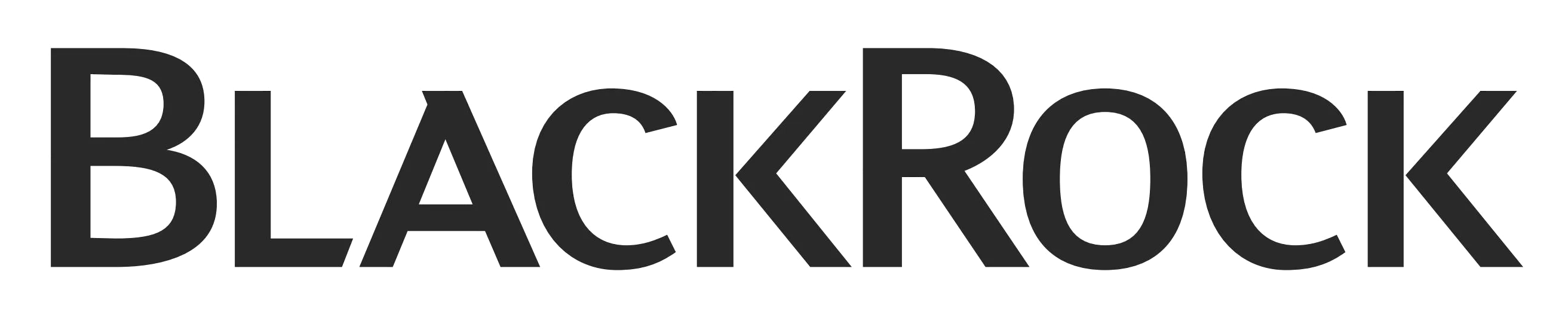 BlackRock company name in bold black text on a white background.