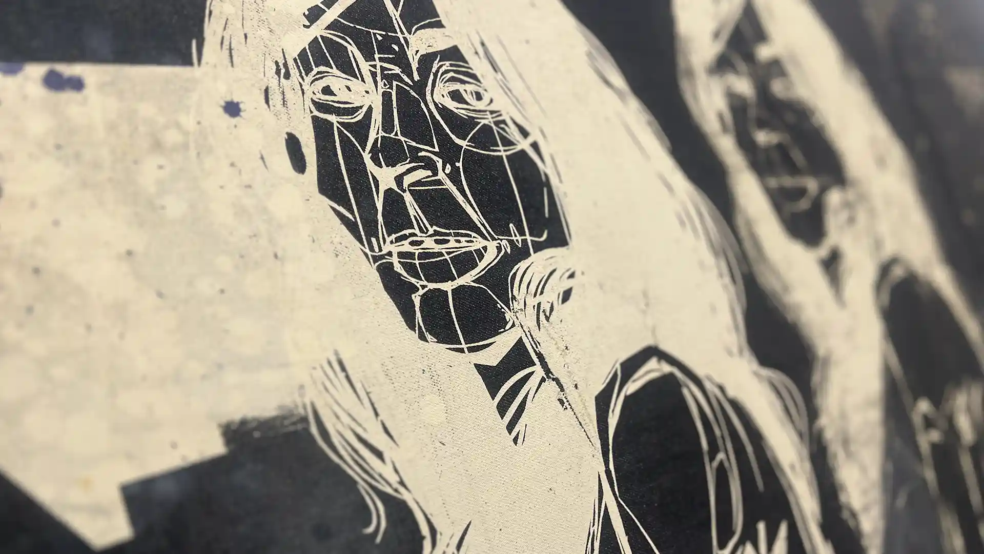 Instalación ilustrada para Levi’s Sónar, 2004