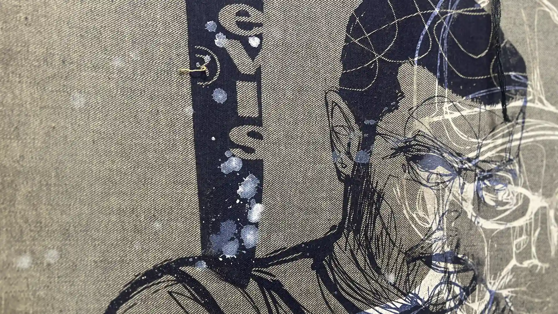 Instalación ilustrada para Levi’s Sónar, 2004