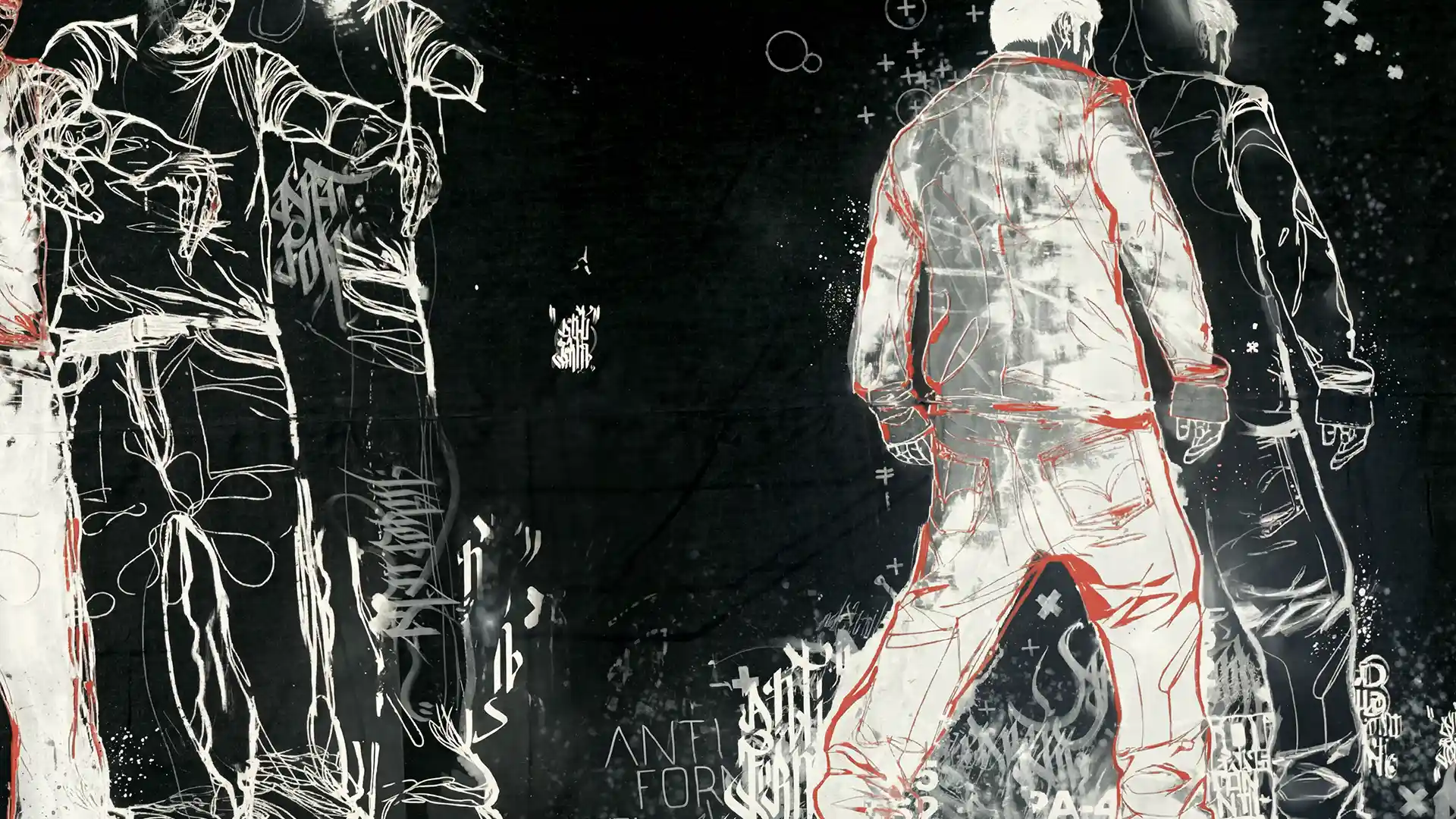 Instalación ilustrada para Levi’s Sónar, 2004