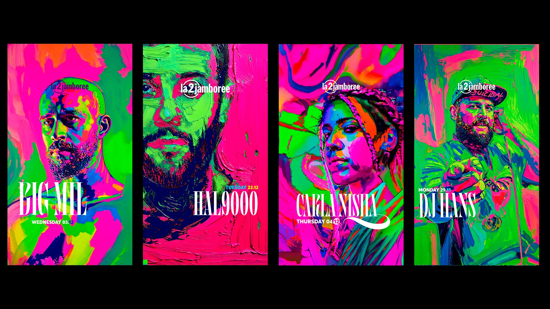 Campaña Fee & Redes sociales para Jamboree Programación sala de fiesta, 2026