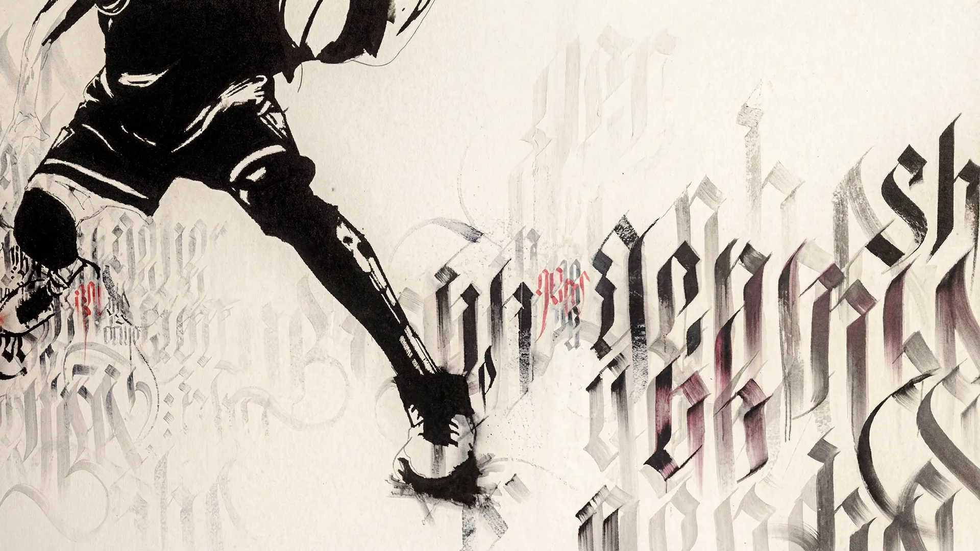 Visuales televisión & Pintura mural para Canal+ Generación NBA, 2014